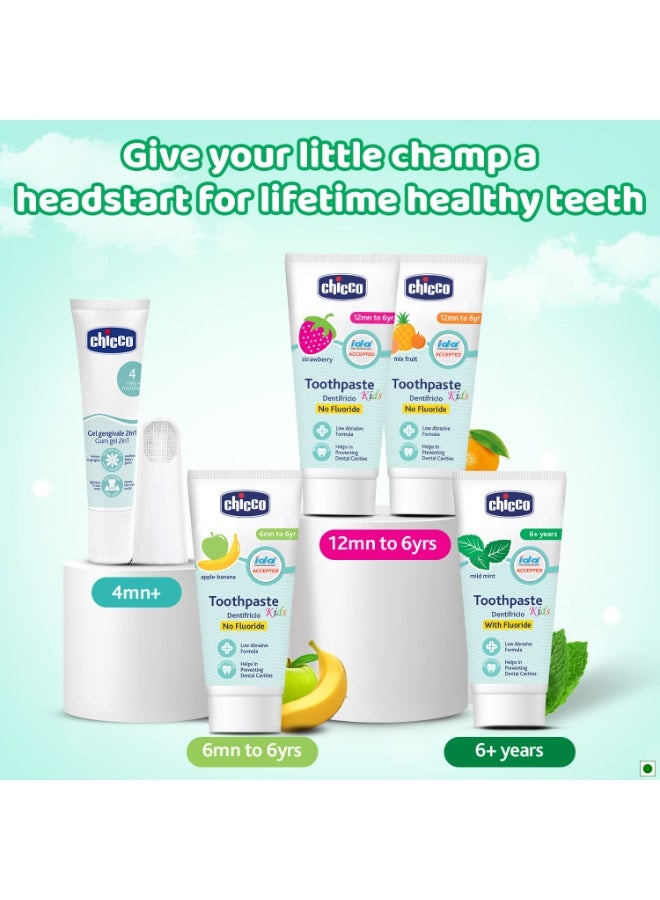 Chicco Toothpaste for Kids, Best for Baby (6+ years), Mild Mint Flavour, 70g | With Fluoride to Remove Plaque | Low Abrasive| Helps Prevent Cavities | IDA Accepted - Image 3